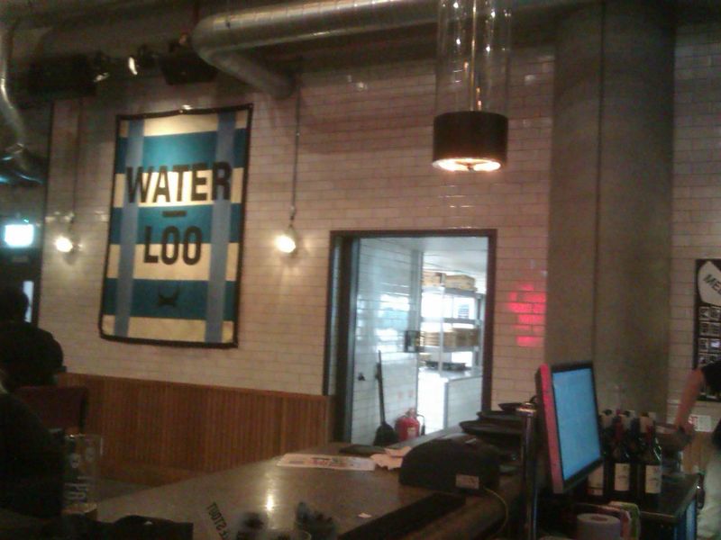 Interior with venue logo. (Bar, Sign). Published on 26-03-2023
