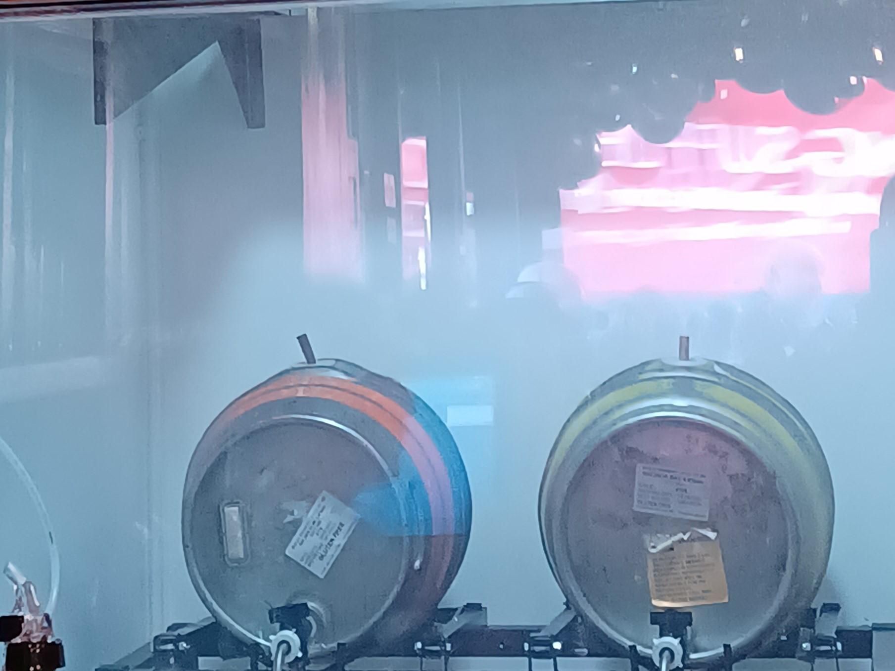 The cask ale gravity stillage. (Bar). Published on 27-11-2023