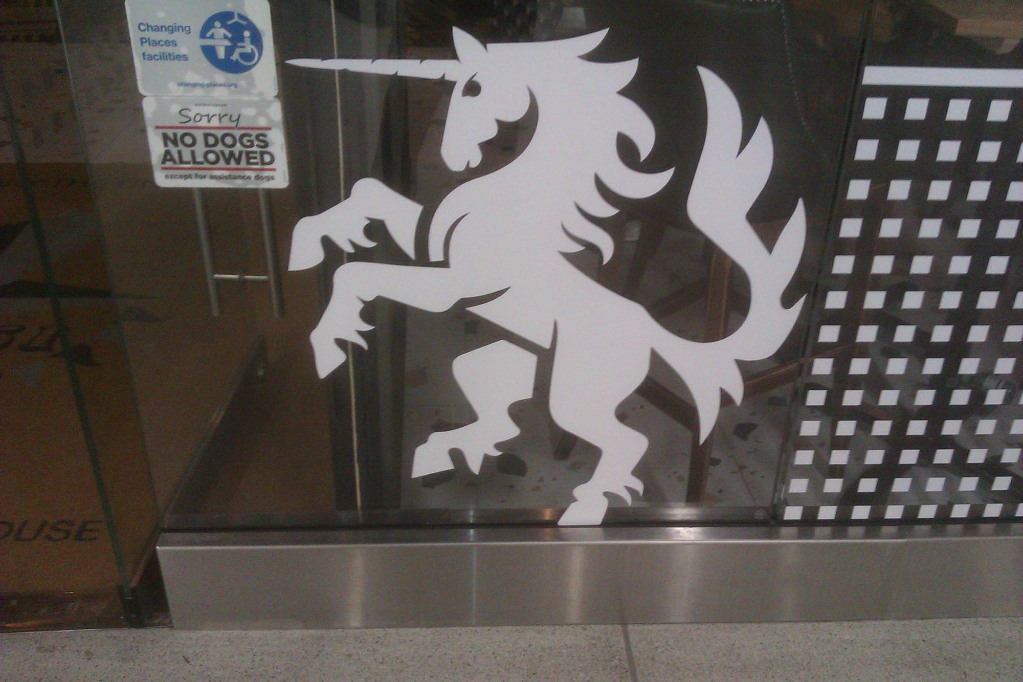 The Unicorn on the pub sign. (Pub, Sign). Published on 06-09-2024