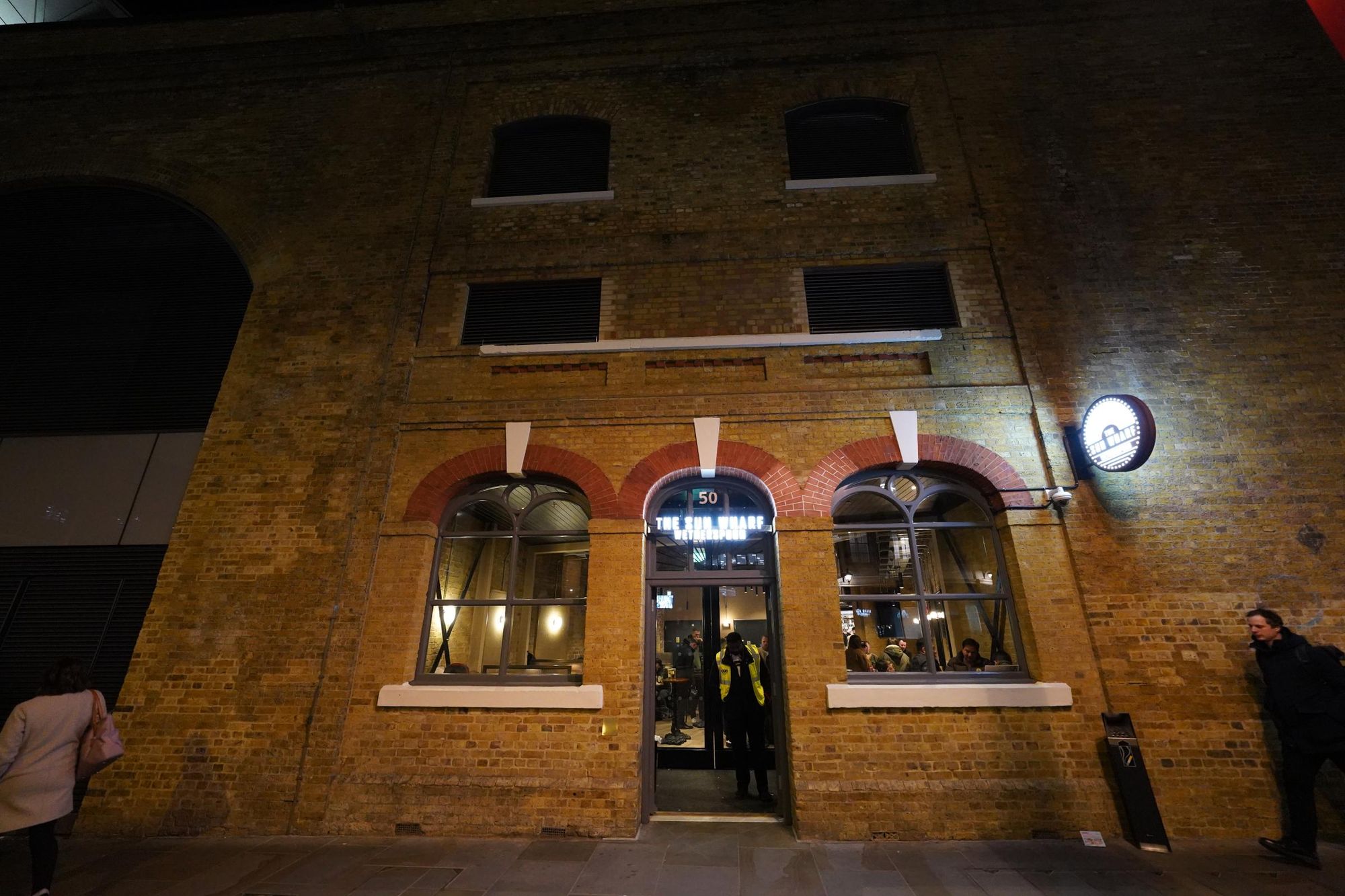 Photo taken 19 Nov 2025, street view at night.. (Pub, External, Key). Published on 22-11-2025