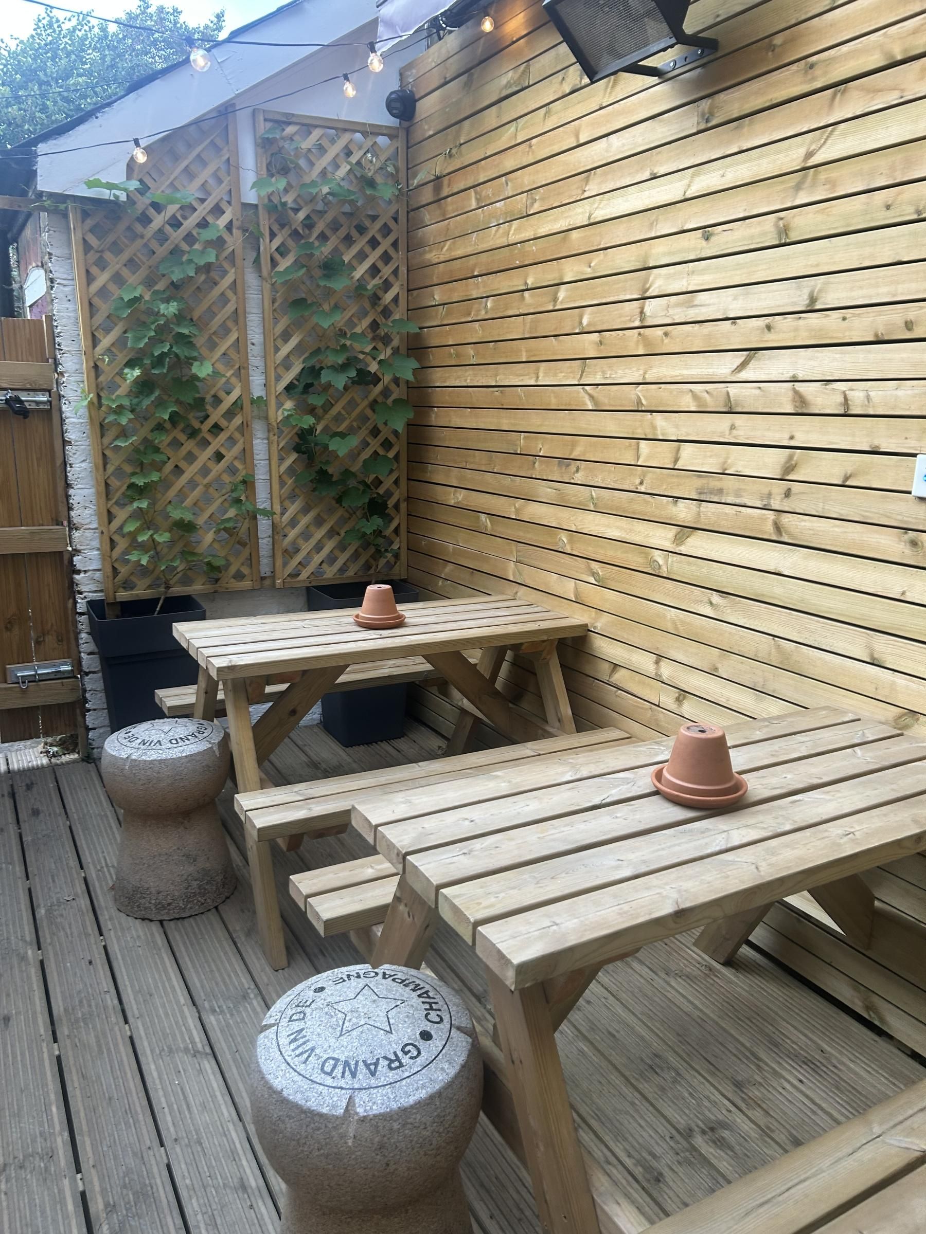 Outside seating area, 2026. (Pub, Garden). Published on 27-08-2026