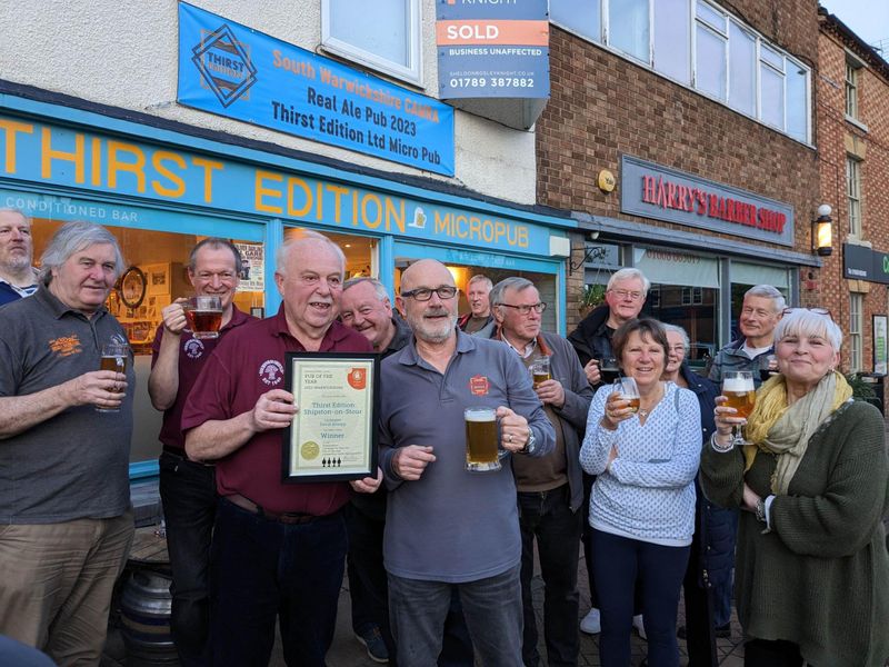 Warwickshire Area Pub of the Year 25th April 2023. (Award). Published on 05-06-2023