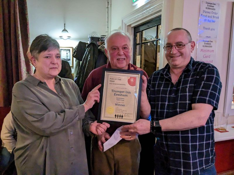 Worcestershire Area Pub of the Year 21st March 2023. (Award). Published on 05-06-2023 