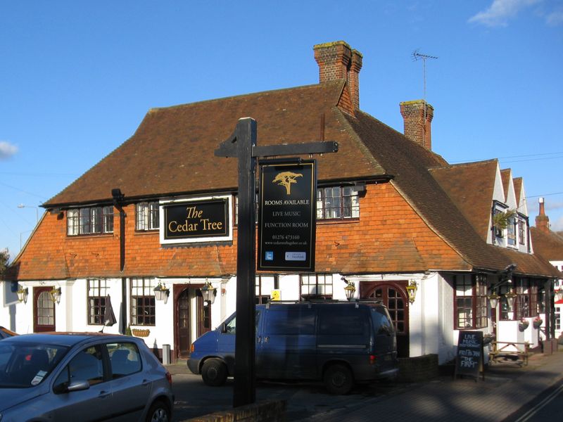Cedar Tree, Bagshot. (Pub, External). Published on 14-01-2014