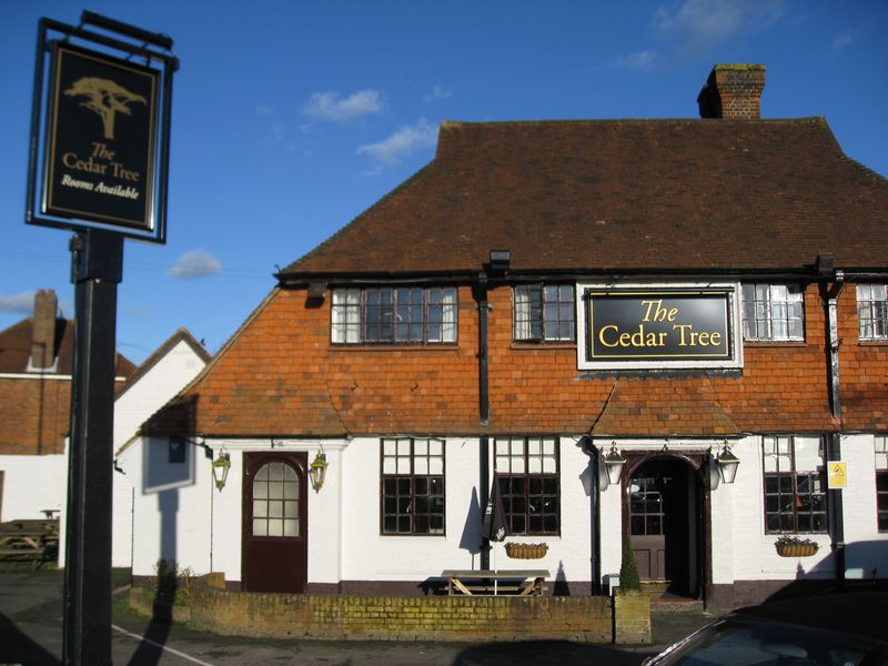 Cedar Tree, Bagshot. (Pub, External). Published on 14-01-2014