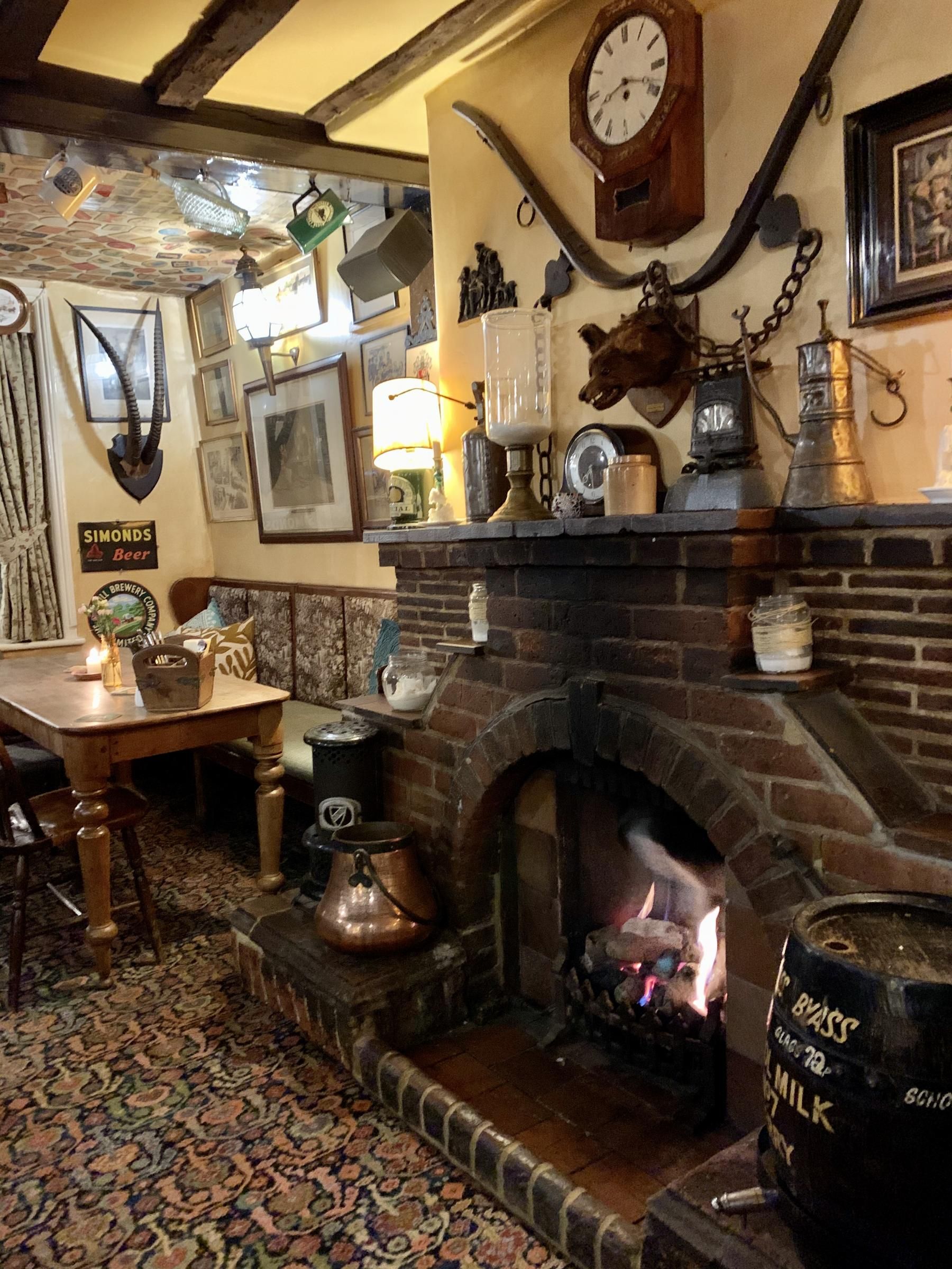 Fireplace. (Bar). Published on 18-01-2020