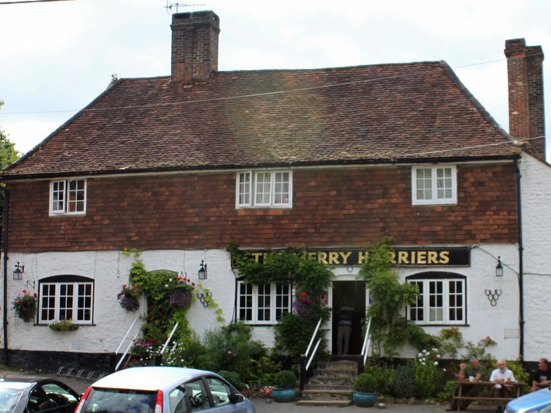 Merry Harriers, Hambledon. (Pub, External). Published on 08-04-2014