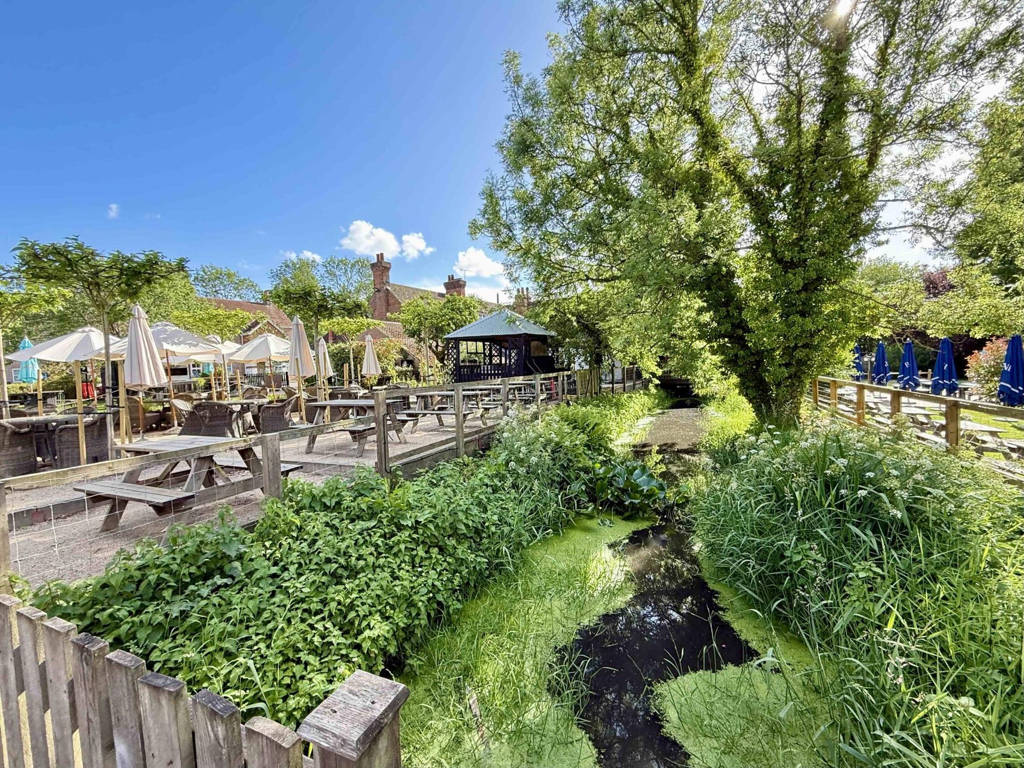 the stream in the garden. (External, Garden). Published on 10-06-2026