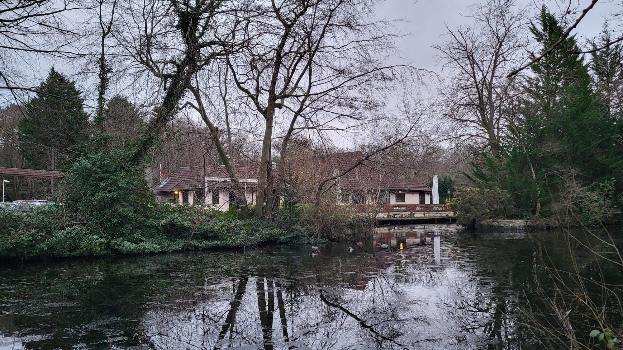 View from the Basingstoke canal. (Pub). Published on 12-01-2024
