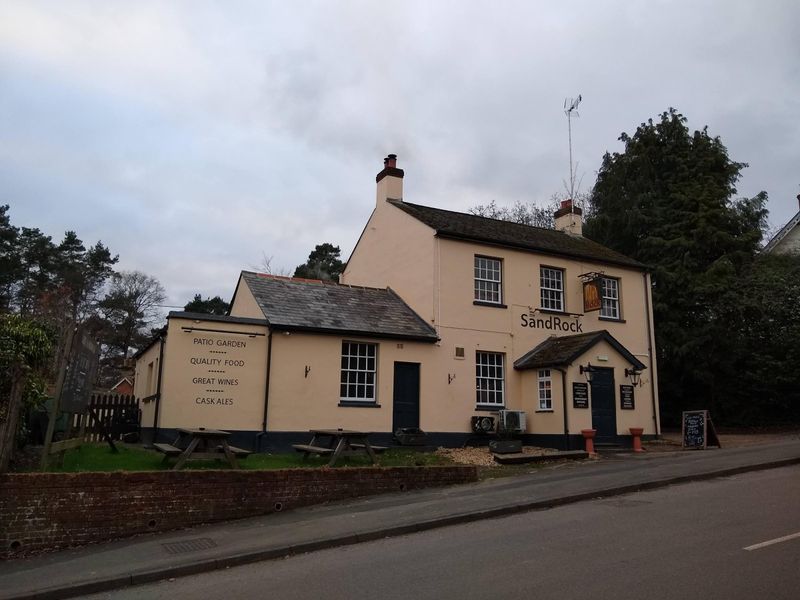 The Sandrock from Sandrock Hill Road. (Pub, External). Published on 10-02-2020 