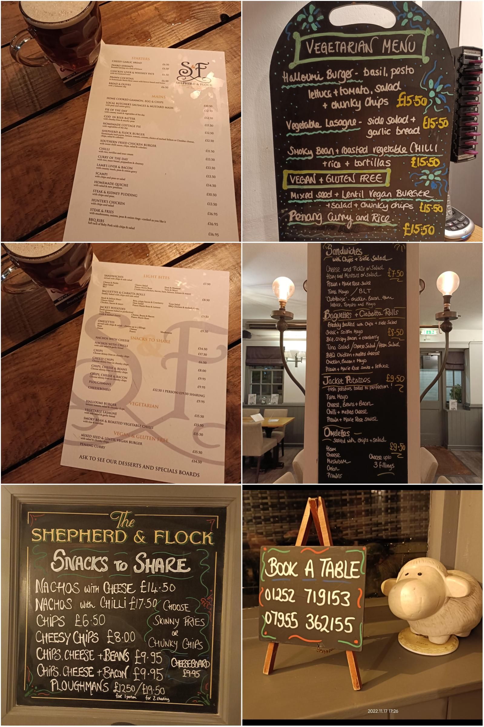 Food menus. (Restaurant). Published on 18-11-2022