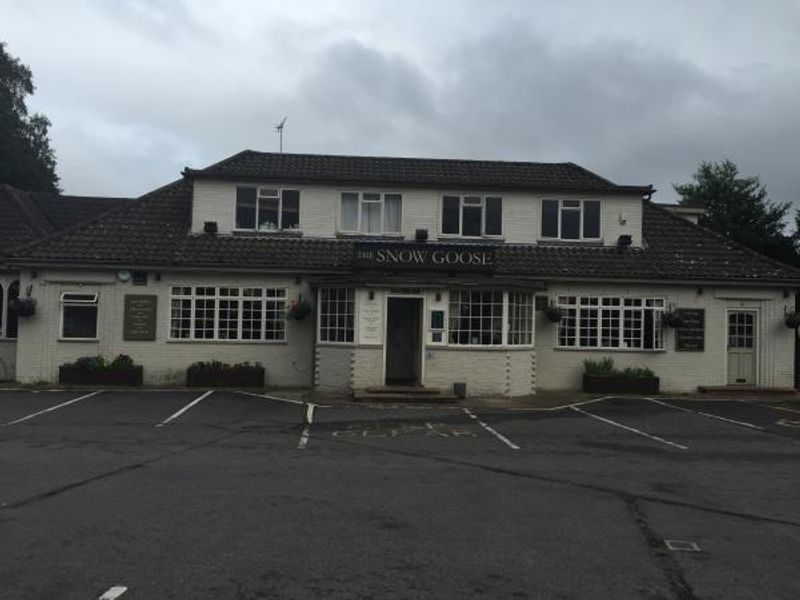 Snow Goose,Farnborough,Hants. Published on 20-08-2015 