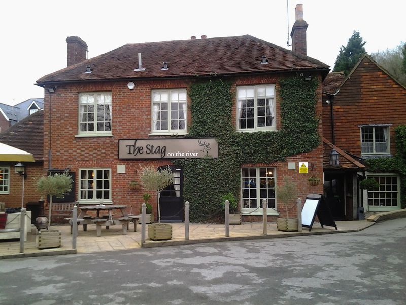 Stag on the River, Eashing. (Pub, External). Published on 01-02-2014