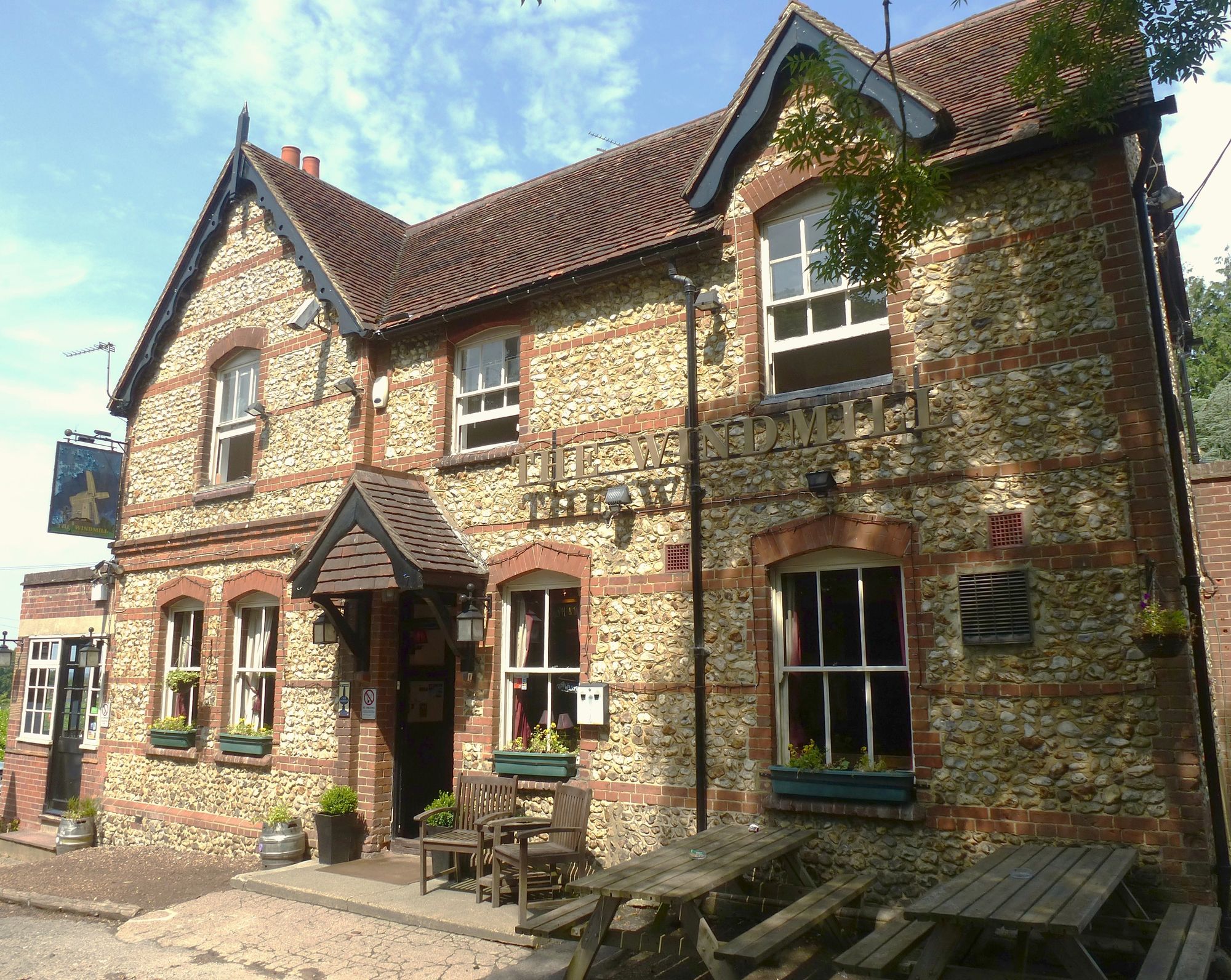 Windmill, Ewshot. (Pub, External). Published on 01-10-2013