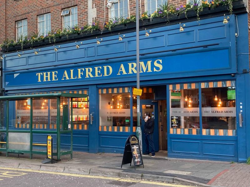 Alfred Arms at Borehamwood. (Pub, External). Published on 11-11-2022
