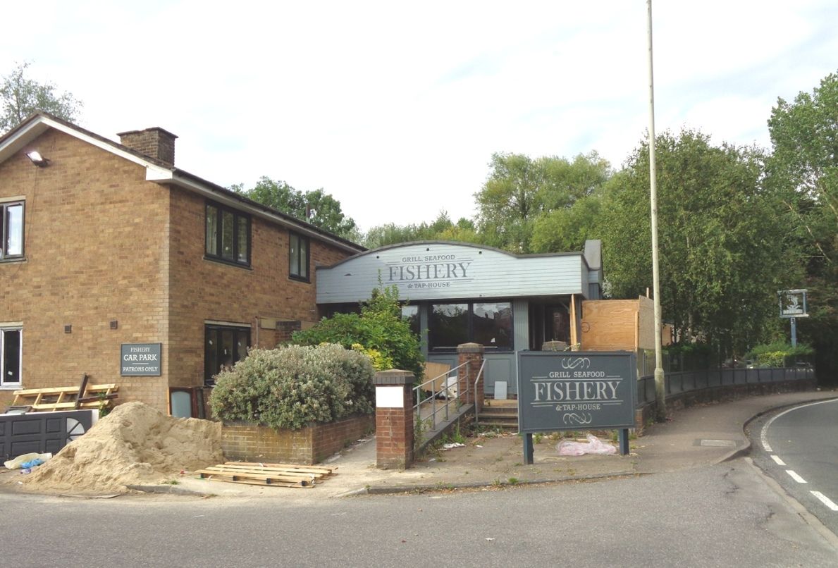 Fishery, Elstree. (Pub, External, Key). Published on 08-08-2020