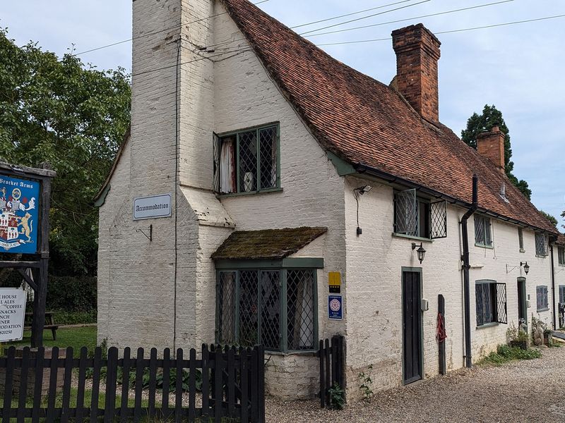 Brocket Arms at Ayot St Lawrence. (Pub, External, Key). Published on 04-08-2024