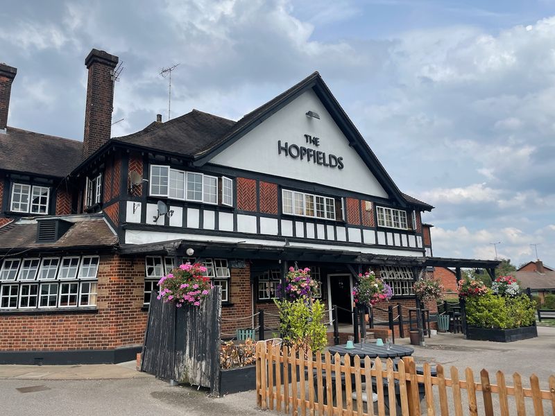 Hopfields at Hatfield. (Pub, External, Key). Published on 03-09-2022