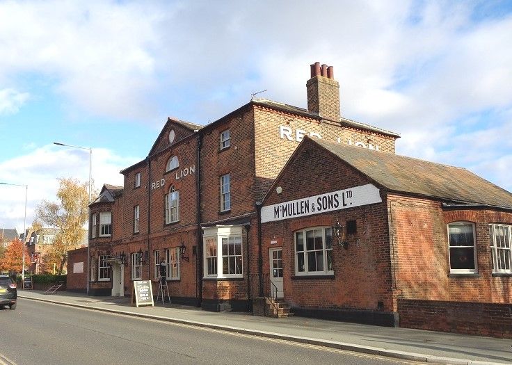 Red Lion at Hatfield. (Pub, External, Key). Published on 26-12-2023