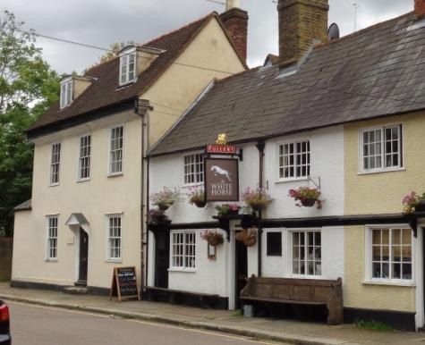 White Horse at Hertford. (Pub, External, Key). Published on 01-01-1970