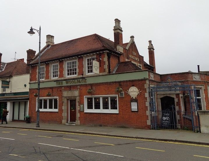 Woolpack at Hertford. (Pub, External, Key). Published on 17-02-2024