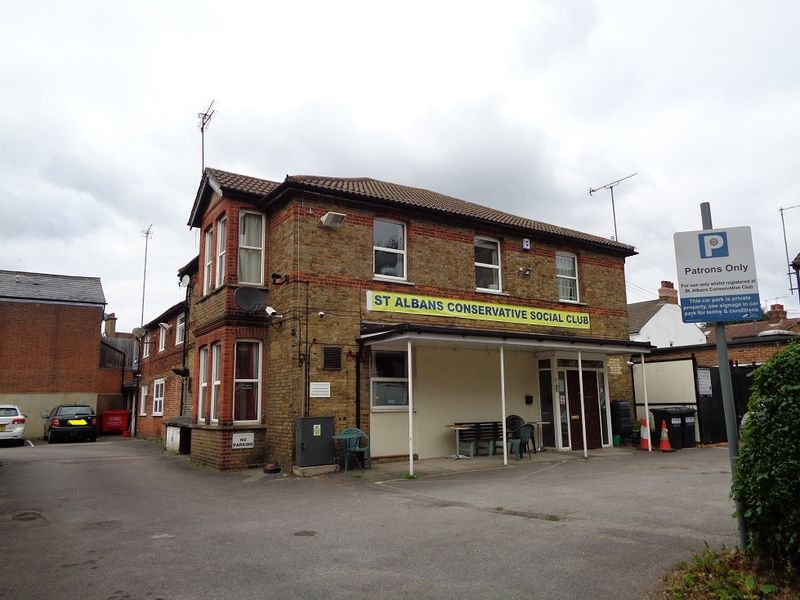 St Albans Conservative Club, St Albans. (Pub, External, Key). Published on 02-09-2021