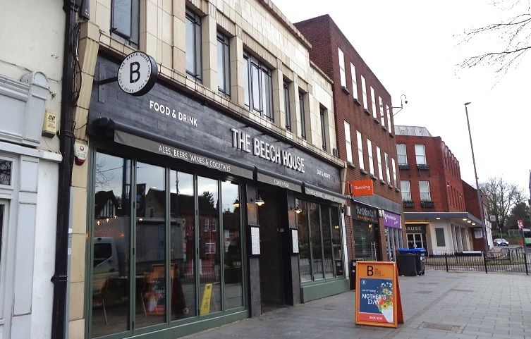 Beech House at St. Albans. (Pub, External, Key). Published on 13-02-2024