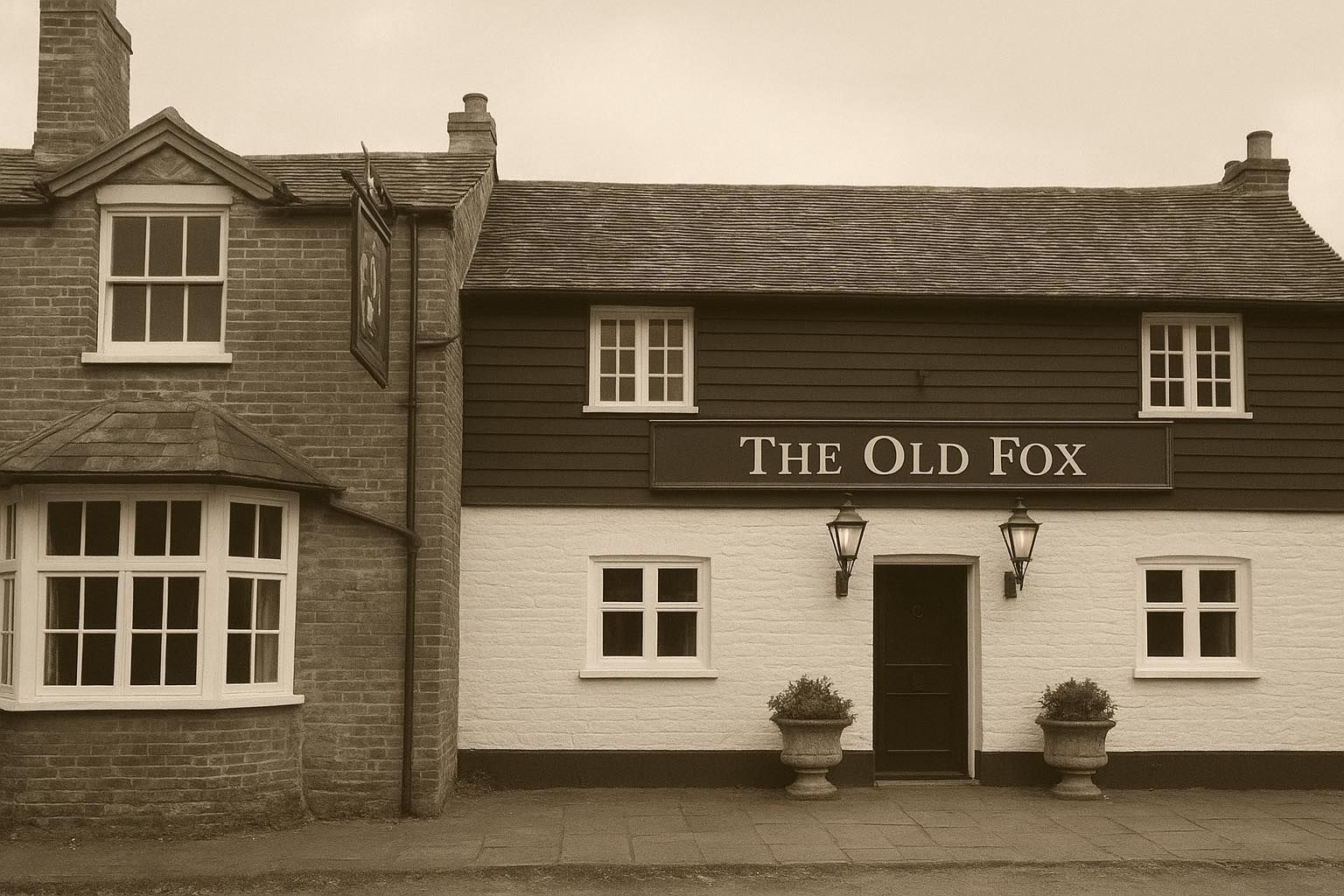 Old Fox at Bricket Wood. (Pub, External, Key). Published on 01-01-1970