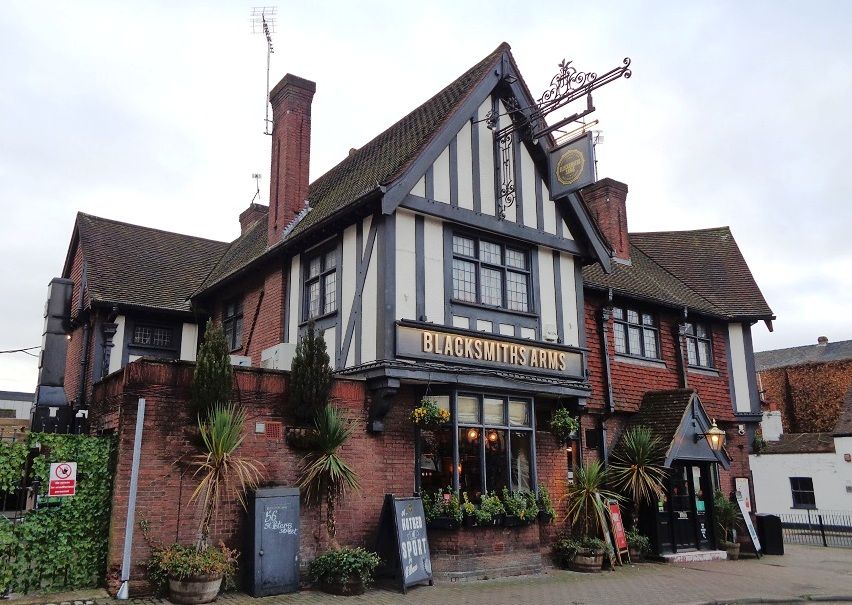 Blacksmiths Arms at St Albans. (Pub, External, Key). Published on 13-02-2024