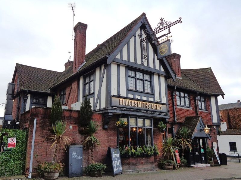 Blacksmiths Arms at St Albans. (Pub, External, Key). Published on 13-02-2024