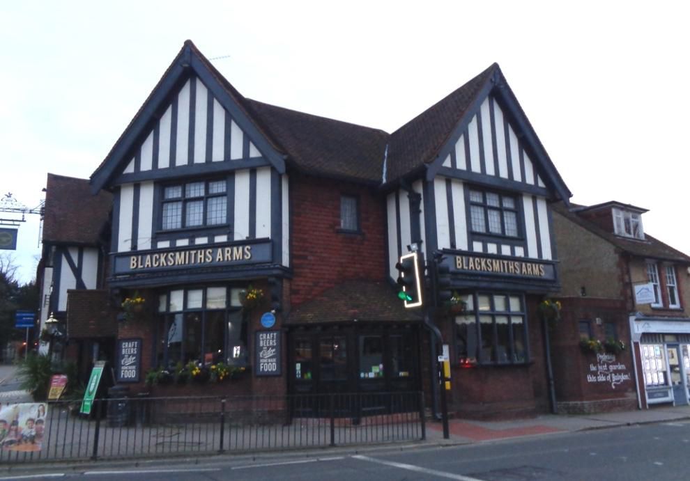 Blacksmiths Arms at St Albans. (Pub, External, Key). Published on 13-03-2020