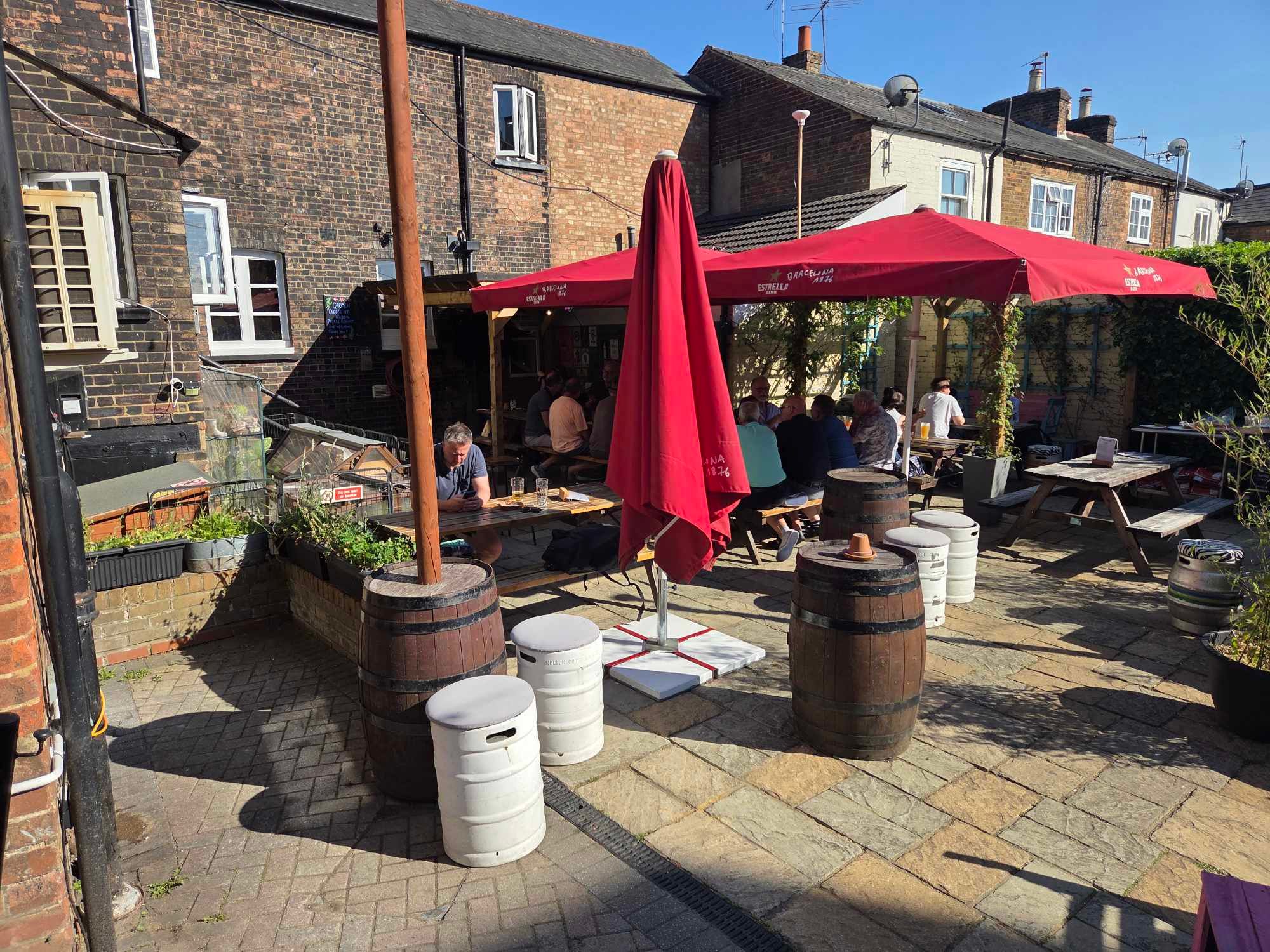 The garden at the Great Northern in St Albans. (Pub, Garden). Published on 03-07-2026