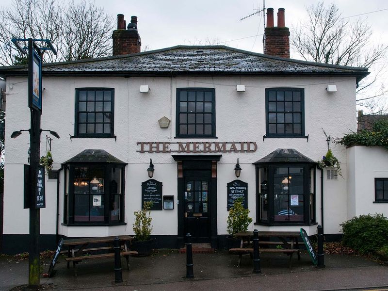 Mermaid, St Albans. (Pub, External, Key). Published on 01-01-1970