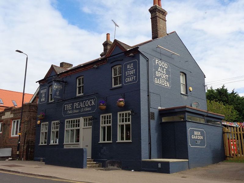 Peacock, St Albans. (Pub, External, Key). Published on 29-05-2021
