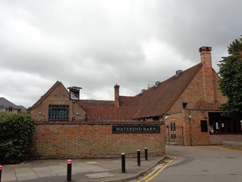 Waterend Barn at St Albans. (Pub, External, Key). Published on 02-07-2020