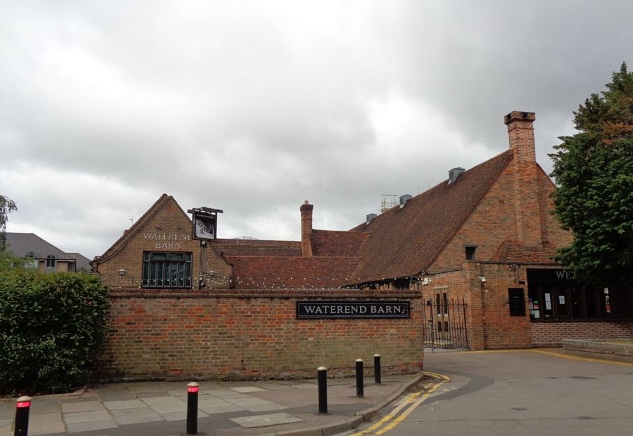 Waterend Barn at St Albans. (Pub, External, Key). Published on 02-07-2020