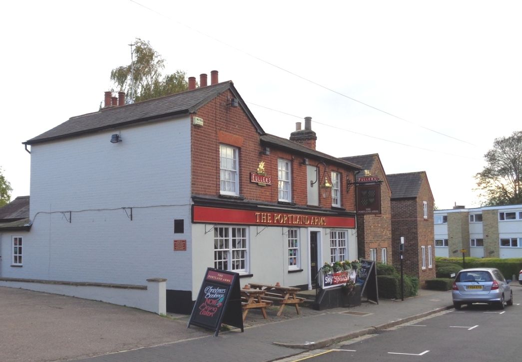 Portland Arms at St Albans. (Pub, External, Key). Published on 26-10-2018