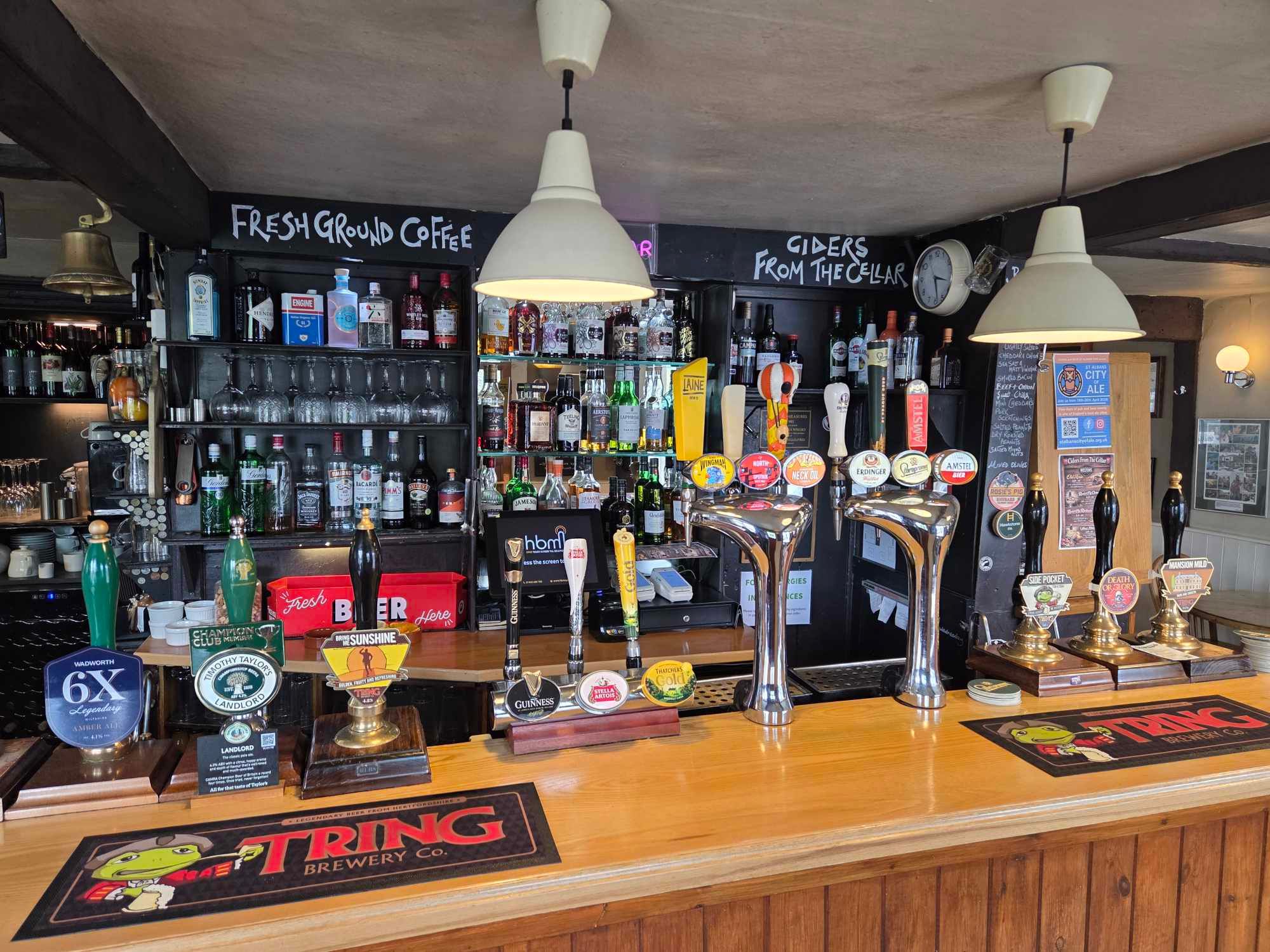Inside the White Hart Tap in St Albans. (Pub, Bar). Published on 18-04-2026