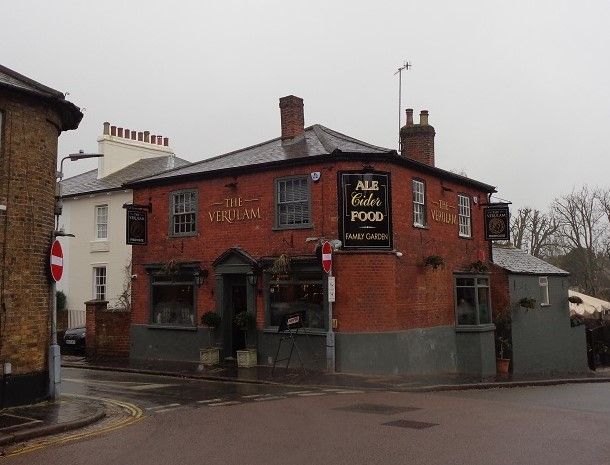 The Verulam, St Albans. (Pub, External, Key). Published on 06-01-2023
