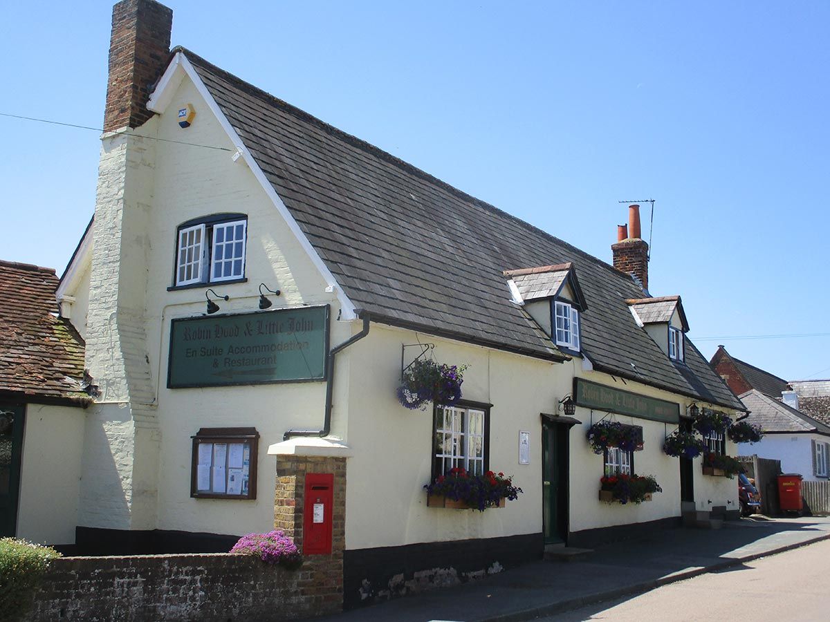 Robin Hood & Little John at Tonwell. (Pub, External, Key). Published on 29-06-2019