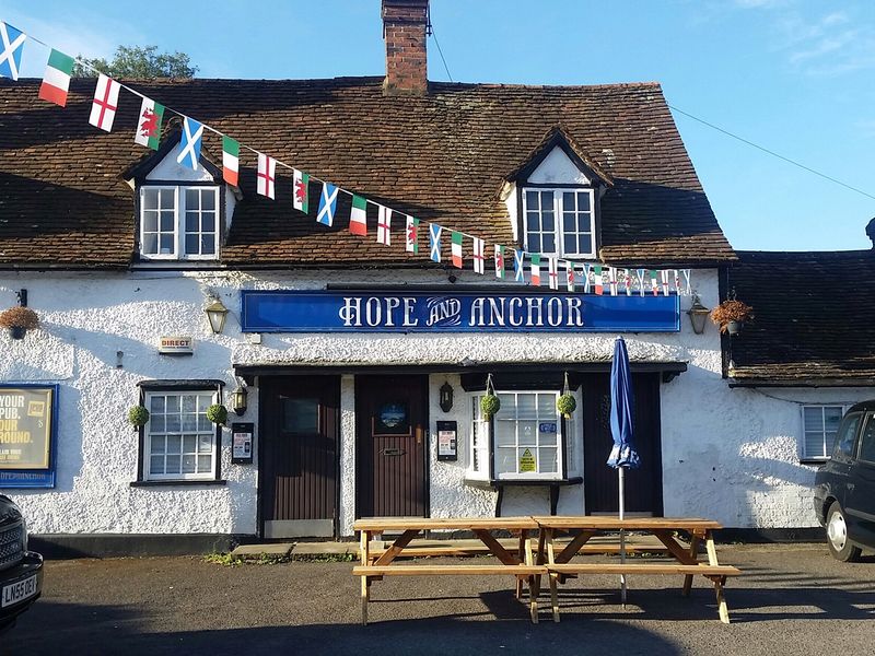 Hope & Anchor at Welham Green. (Pub, External, Key). Published on 16-12-2019
