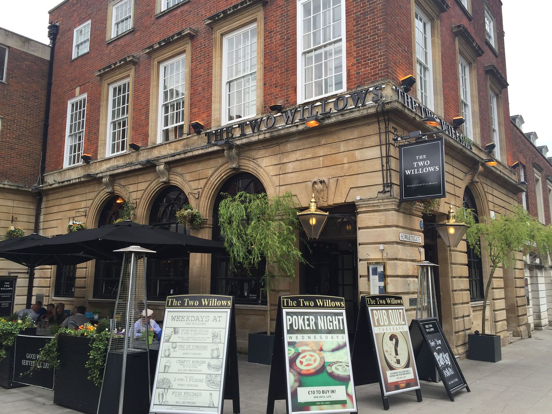 Two Willows at Welwyn Garden City. (Pub, External, Key). Published on 16-07-2016