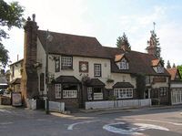 Swan at Wheathampstead. (Pub, External, Key). Published on 01-01-1970