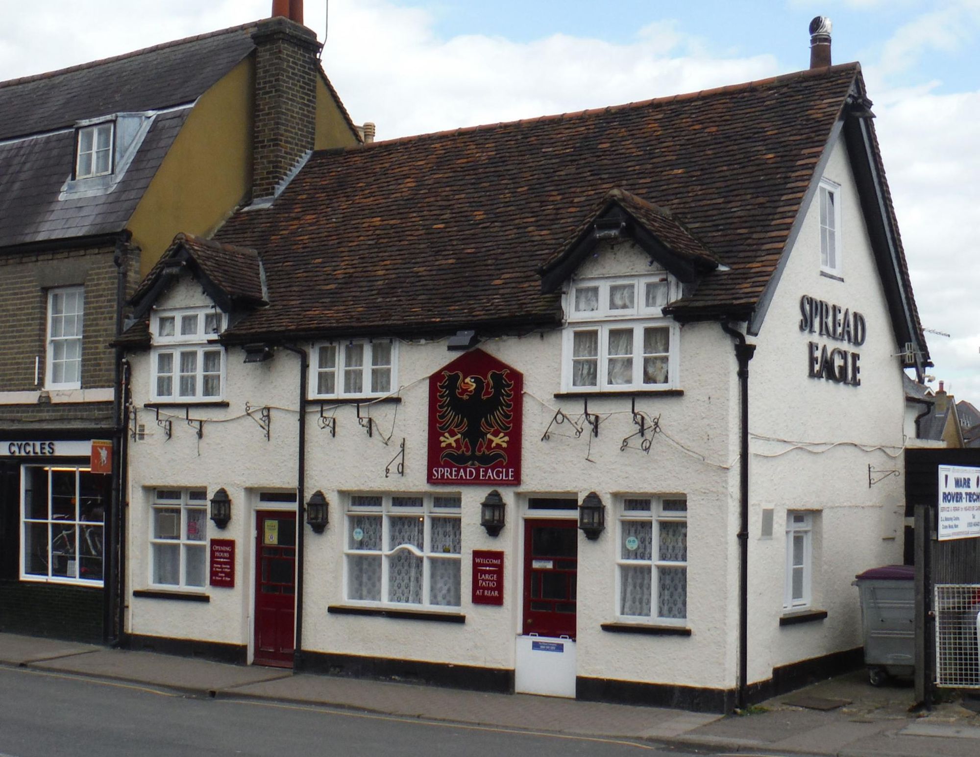 Spread Eagle at Ware. (Pub, External, Key). Published on 04-05-2016