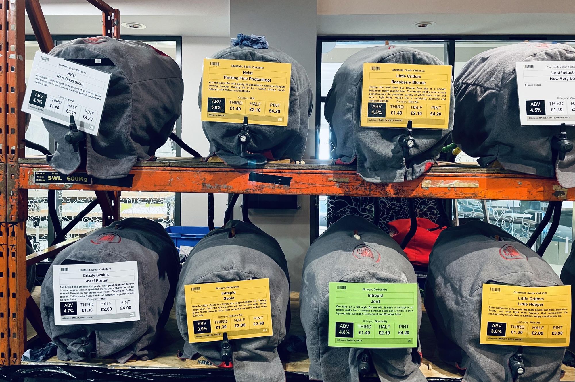 Construction Thursday - vented, tapped andclabelled. Published on 20-04-2023