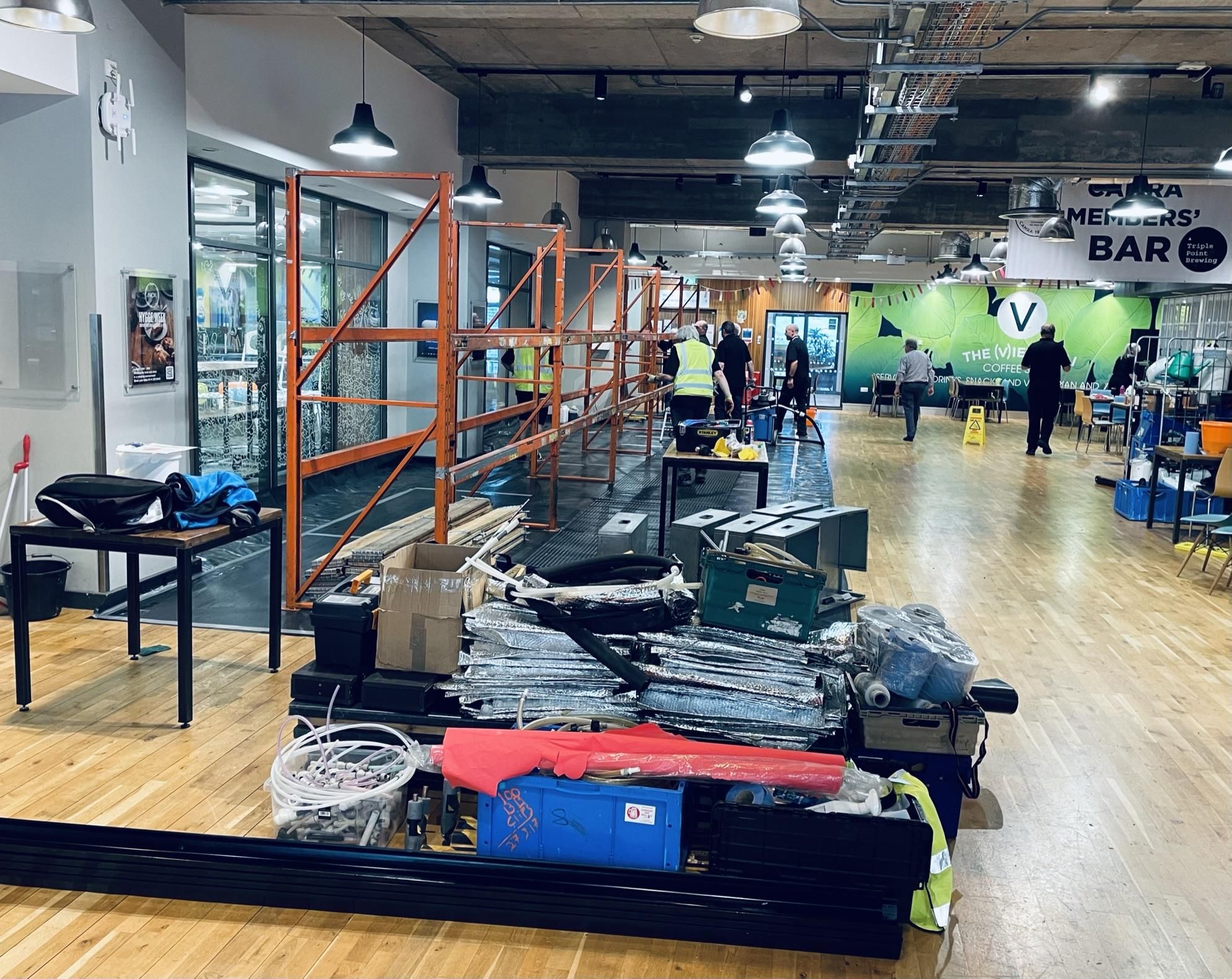 Demolition on Sunday afternoon. Published on 23-04-2023