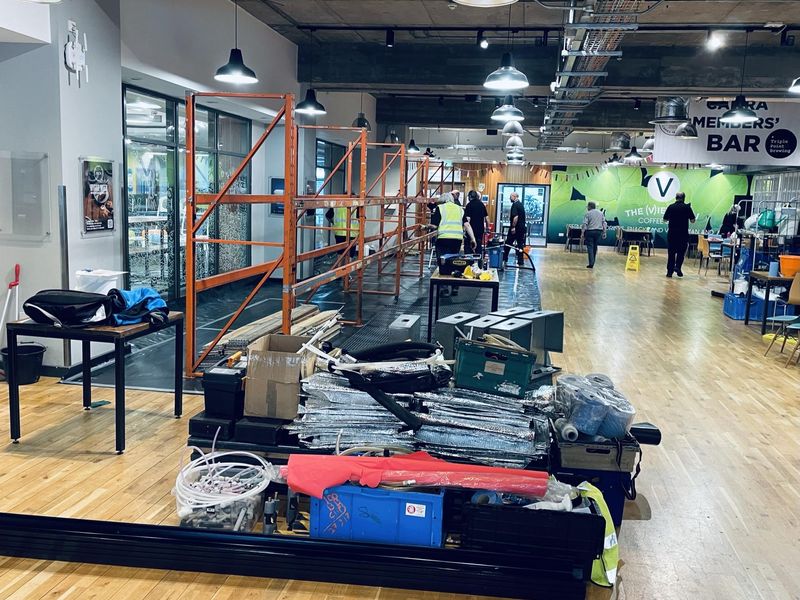 Demolition on Sunday afternoon. Published on 23-04-2023 