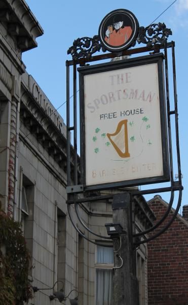 Pub sign at the Sportsman. (Sign). Published on 31-08-2014