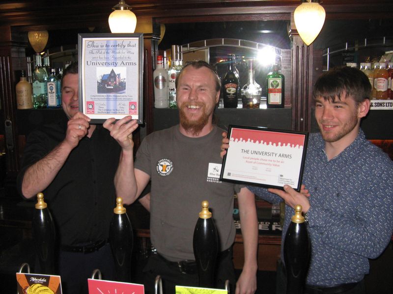 Pub of the Month (May 2017) and ACV Certificate . (Publican, Award). Published on 11-05-2017