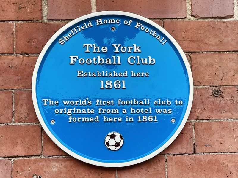 Blue plaque at the York. (External). Published on 07-11-2024